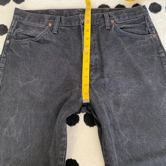 Wrangler Jeans Cowboy Cut Mens 34x30 Black Faded 13WMZWK Slim Fit Bootcut Denim - Picture 9 of 12
